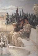 Alma-Tadema, Sir Lawrence Whispering Noon (mk23) oil painting on canvas